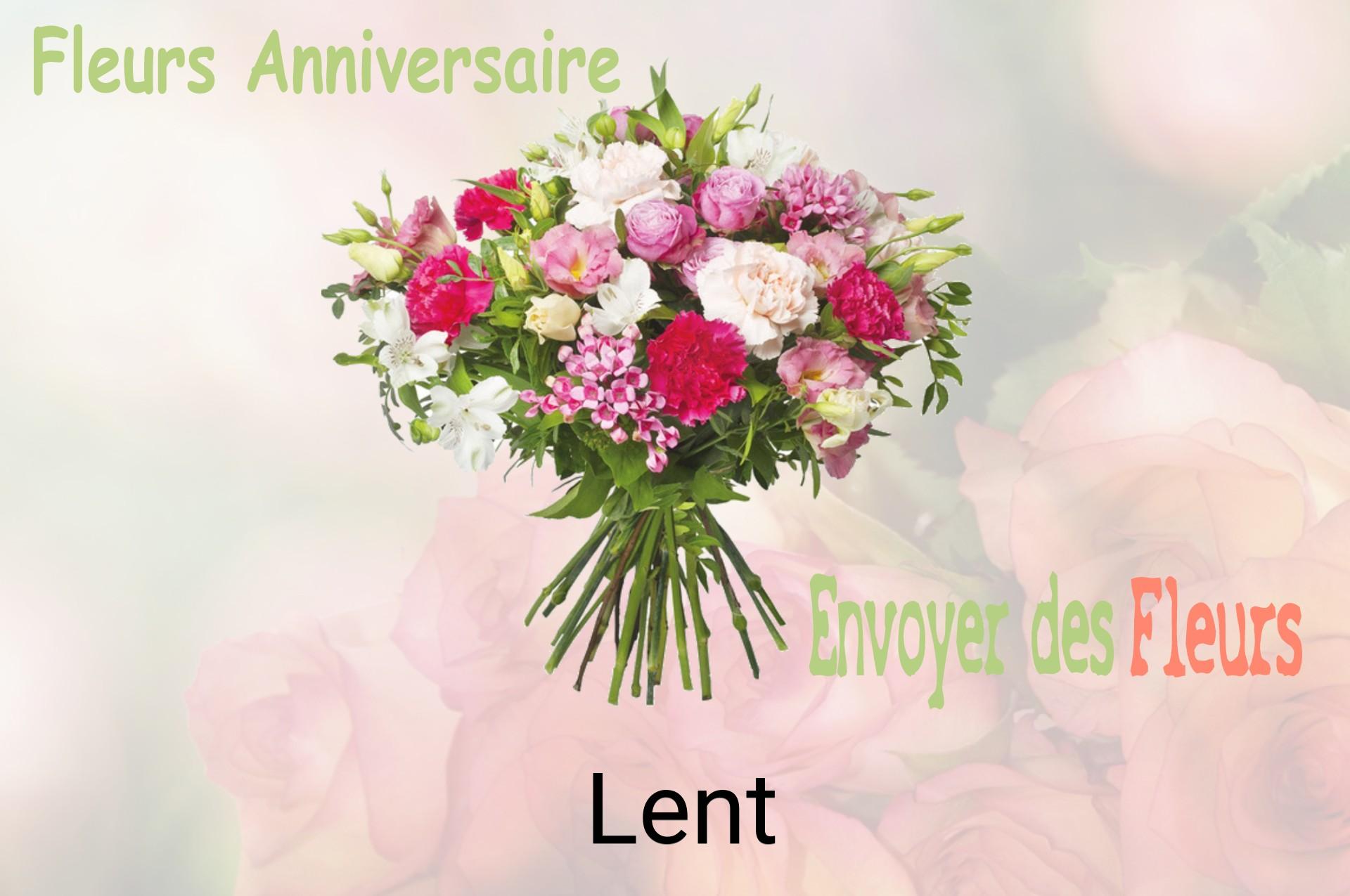 Bouquet de fleurs d’anniversaire livré à Lent